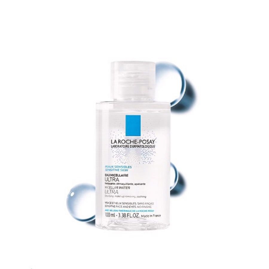  Nước tẩy trang La Roche-Posay Micellar Water Ultra Sensitive Skin hỗ trợ làm sạch sâu vượt trội (100ml) 