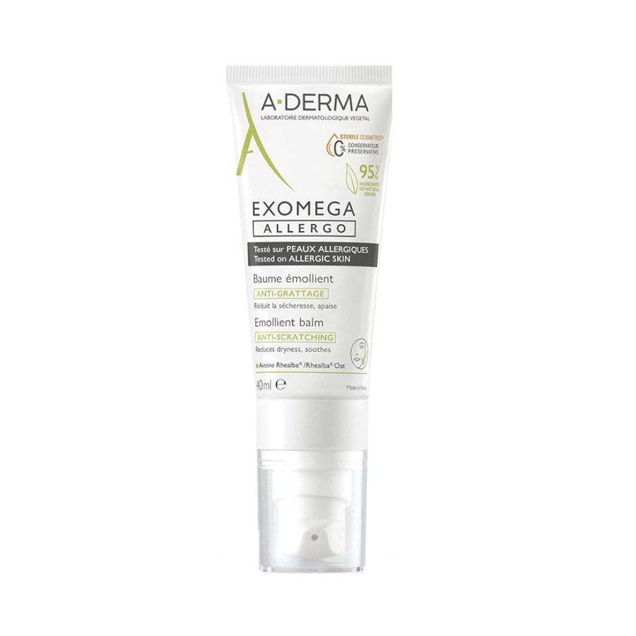  Kem Dưỡng A-Derma Exomega Allergo Emollient Balm (40ml) – Làm Mềm, Giảm Kích Ứng Cho Da Quá Khô 