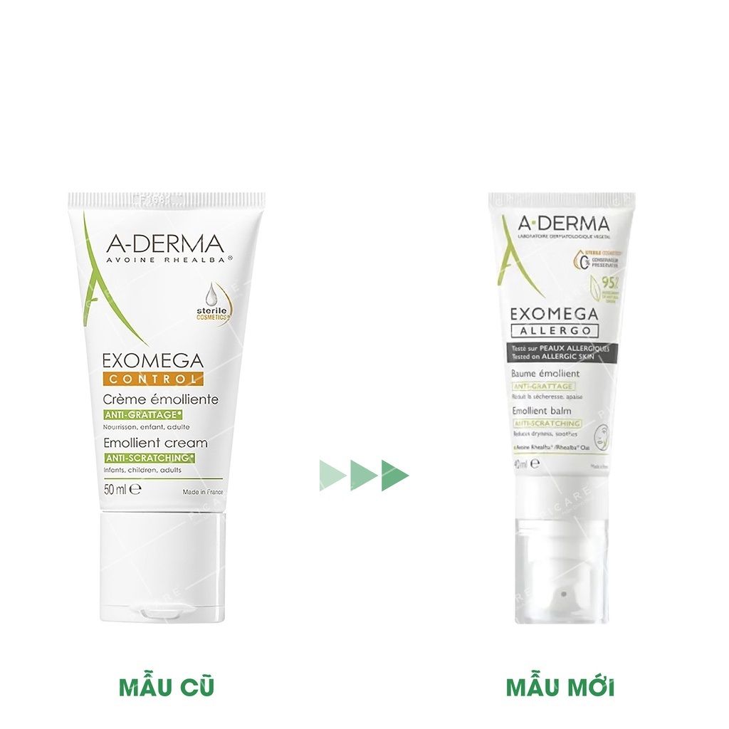  Kem Dưỡng A-Derma Exomega Allergo Emollient Balm (40ml) – Làm Mềm, Giảm Kích Ứng Cho Da Quá Khô 