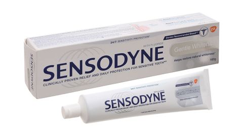  Kem đánh răng Sensodyne Gentle Whitening làm trắng răng tự nhiên, bảo vệ răng ê buốt mỗi ngày (160g) 