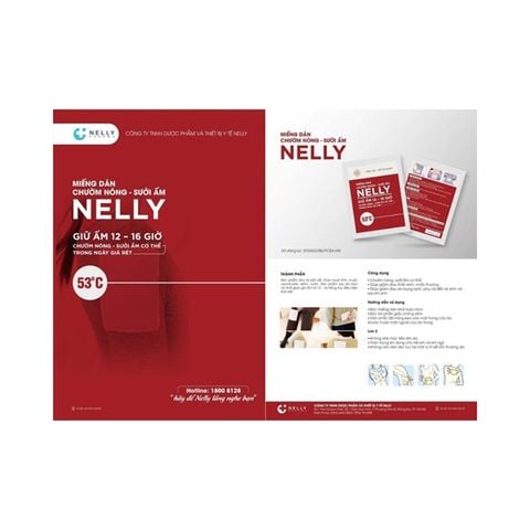  Miếng dán chườm nóng- giữ ấm Nelly giữ ấm 12-16 giờ 