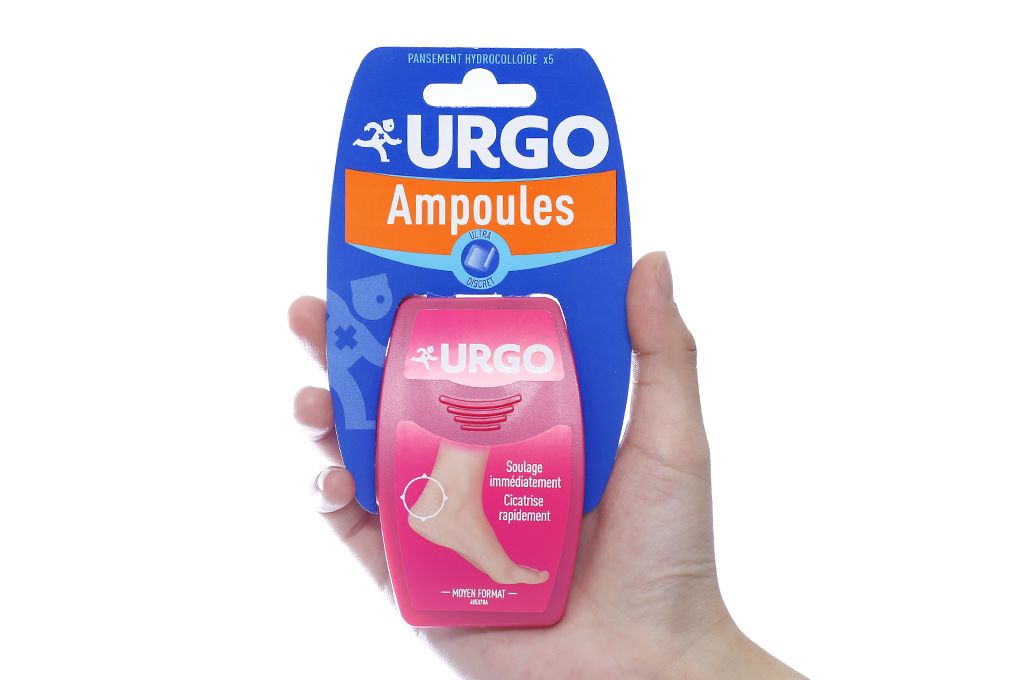  URGO AMPOULES 5 MIẾNG – BĂNG DÁN PHỒNG RỘP 