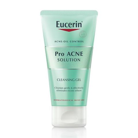 Gel rửa mặt Eucerin Ance Oil Control Pro Acne Solution Cleansing Gel dành cho da mụn (75ml) 
