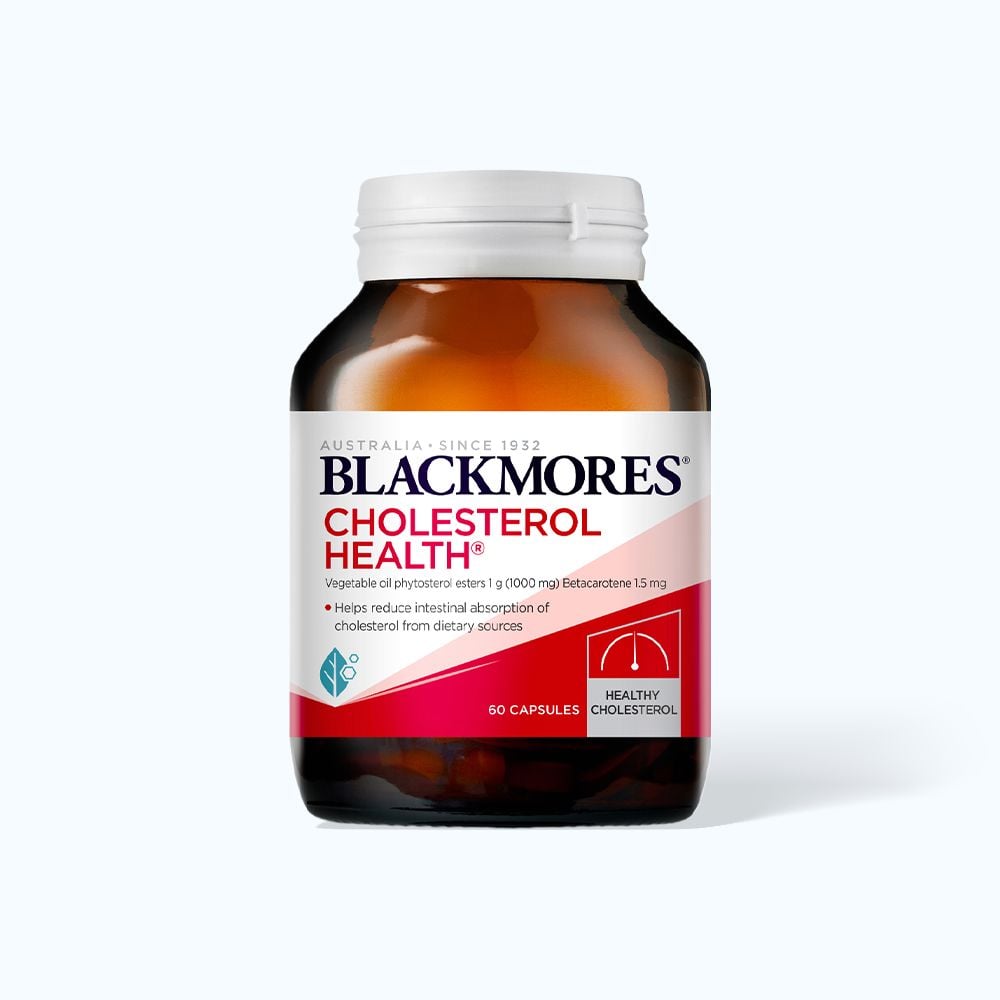  Viên uống Blackmores Cholesterol Health hỗ trợ giảm cholesterol máu (60 viên) 