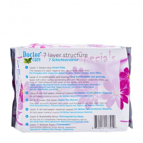  Băng Vệ Sinh Thảo Dược Doctor Care -Glamiss Cool Ban Ngày 24cm (Gói 8 miếng) 