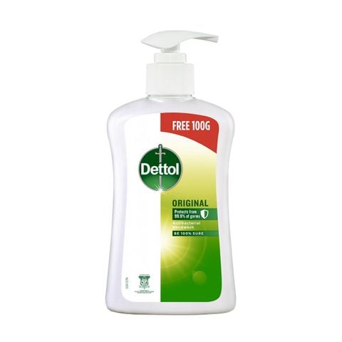  Nước rửa tay Dettol original làm sạch, diệt khuẩn chai 500g 