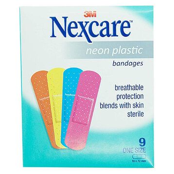  Băng Keo Cá Nhân Nexcare Neon Màu Ngẫu Nhiên 9 Miếng
Neon Plastic Bandages 