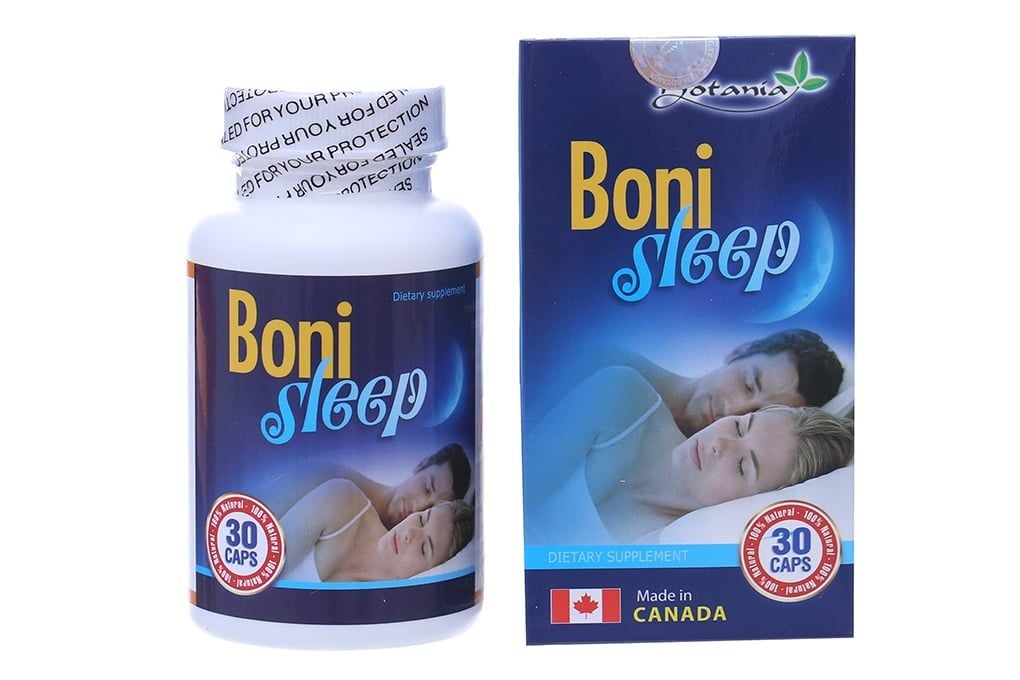  Viên uống Bonisleep Botania giúp an thần, giảm căng thẳng thần kinh (30 viên) 