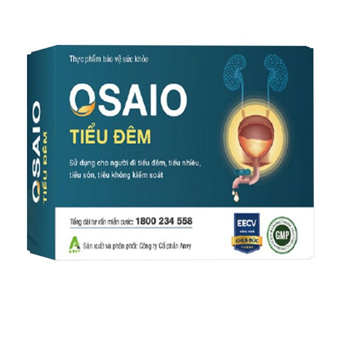  Osaio Tiểu Đêm Anvy 3 vỉ x 10 viên - Viên uống bổ thận giảm tiểu đêm 