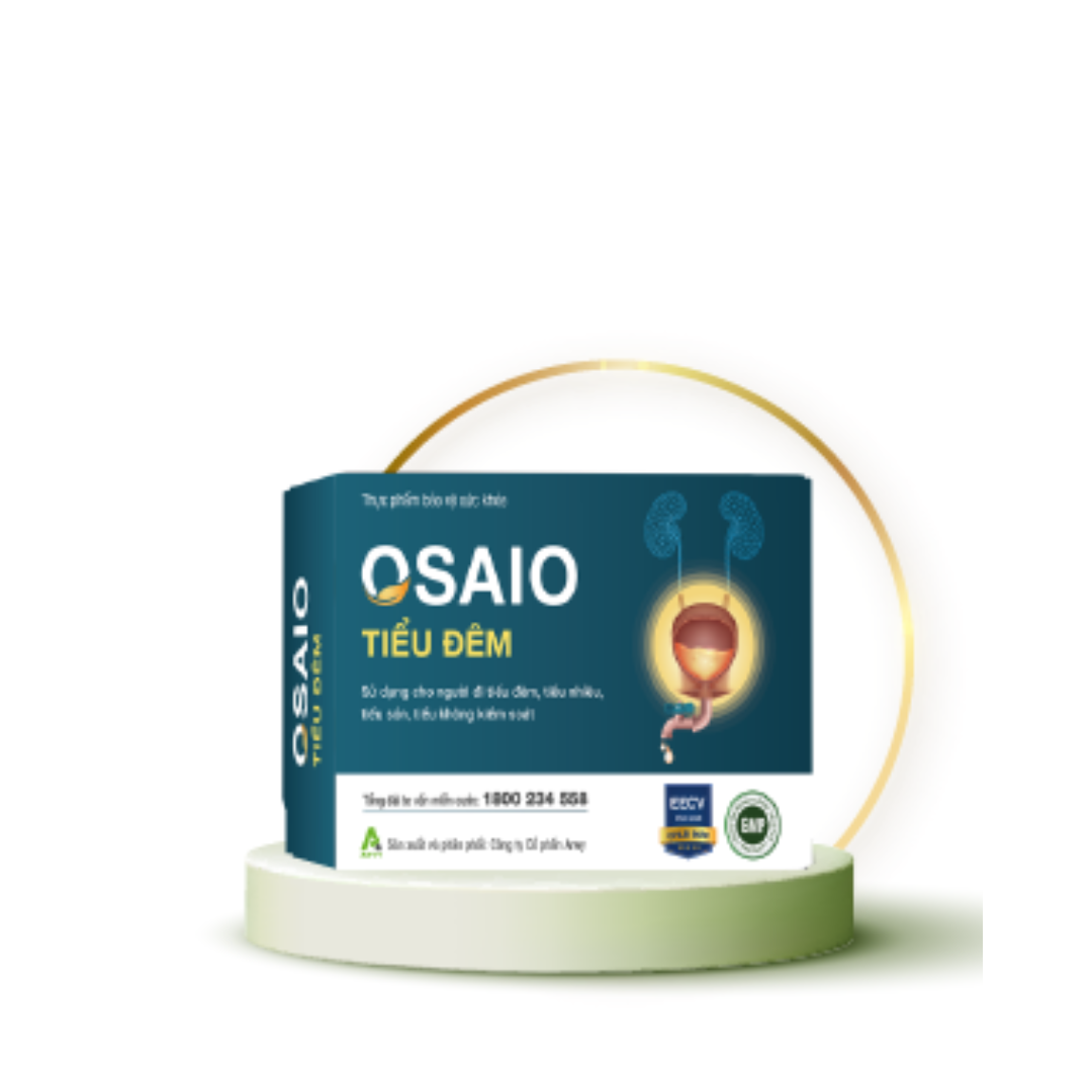  Osaio Tiểu Đêm Anvy 3 vỉ x 10 viên - Viên uống bổ thận giảm tiểu đêm 