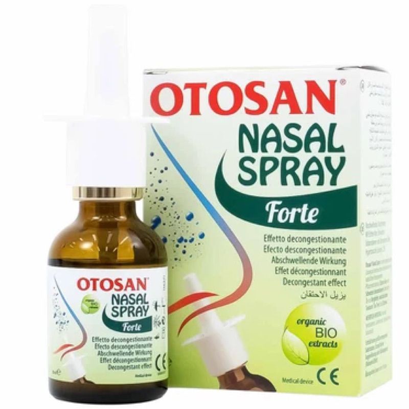 Dung dịch xịt mũi Otosan Nasal Spray Forte hỗ trợ điều trị viêm mũi, viêm xoang (30ml) 