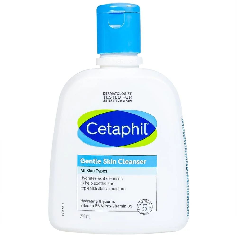  Sữa rửa mặt dịu nhẹ Cetaphil Gentle Skin Cleanser bổ sung độ ẩm dành cho mọi loại da (250ml) 