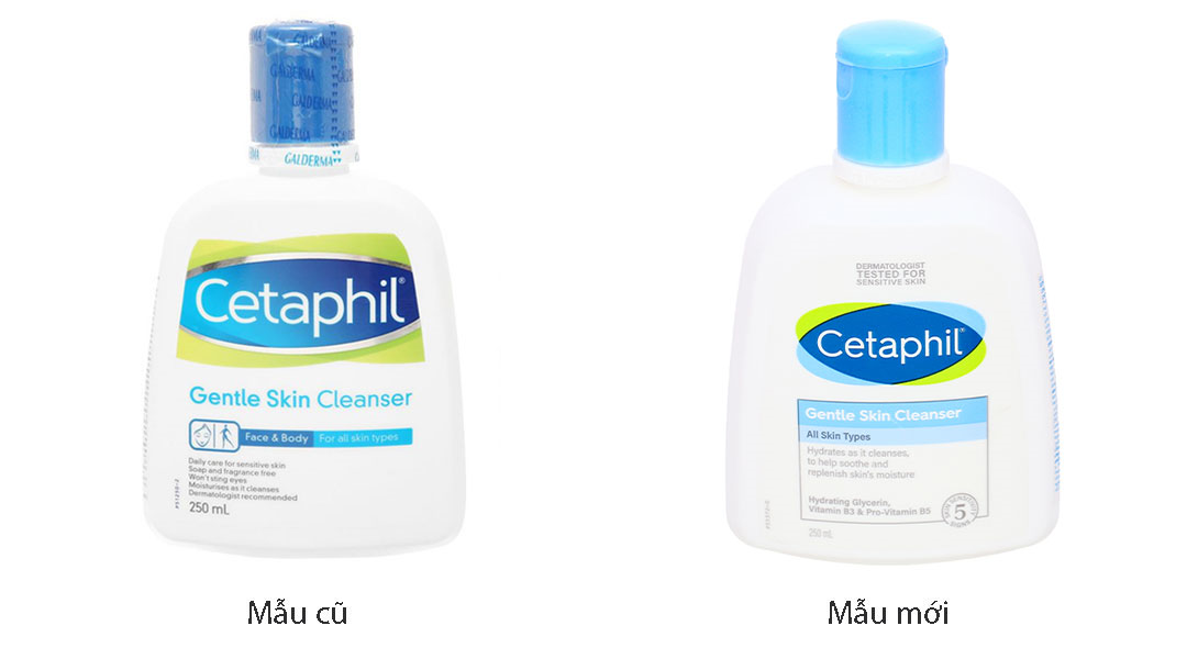  Sữa rửa mặt dịu nhẹ Cetaphil Gentle Skin Cleanser bổ sung độ ẩm dành cho mọi loại da (250ml) 