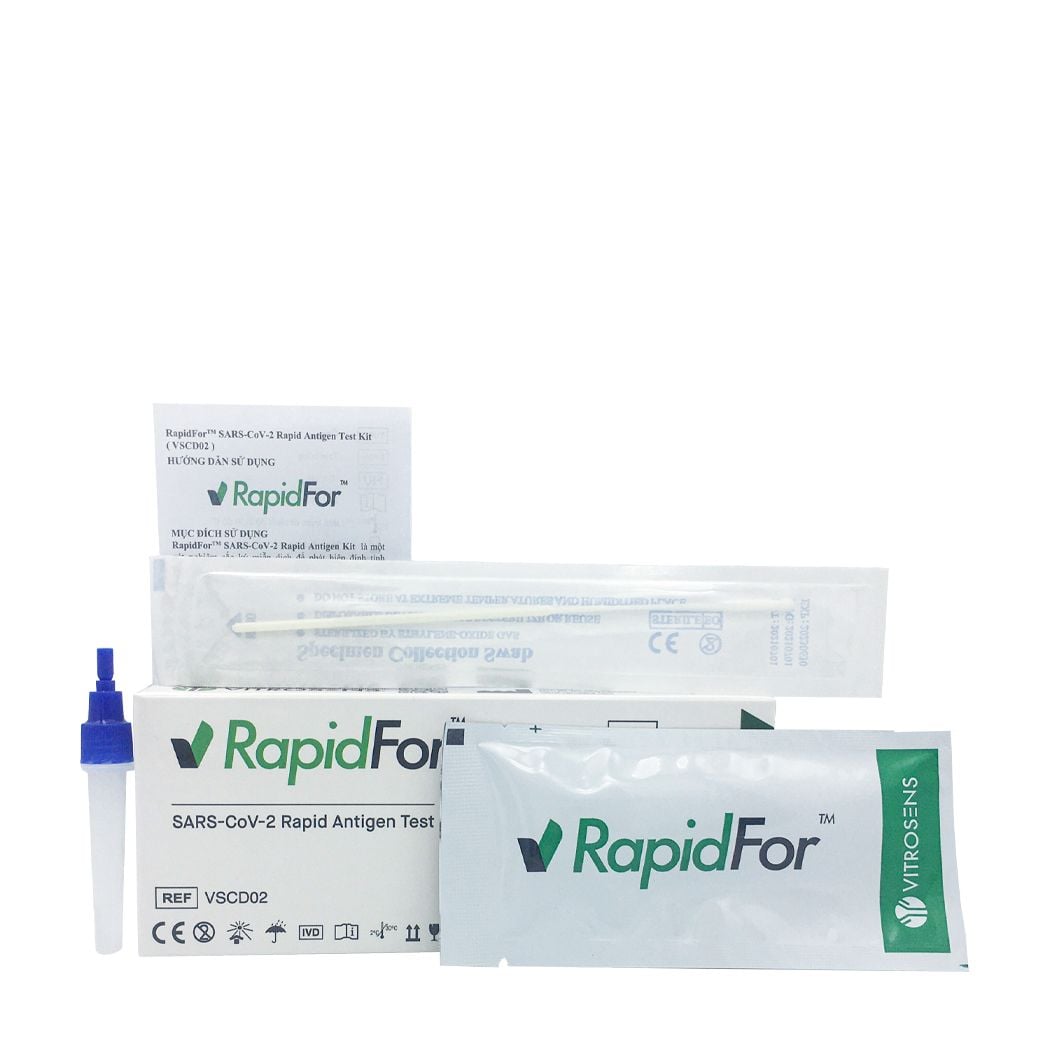  Kit test nhanh Covid-19 Flowflex Sars-CoV-2 Antigen hộp 25 bộ 