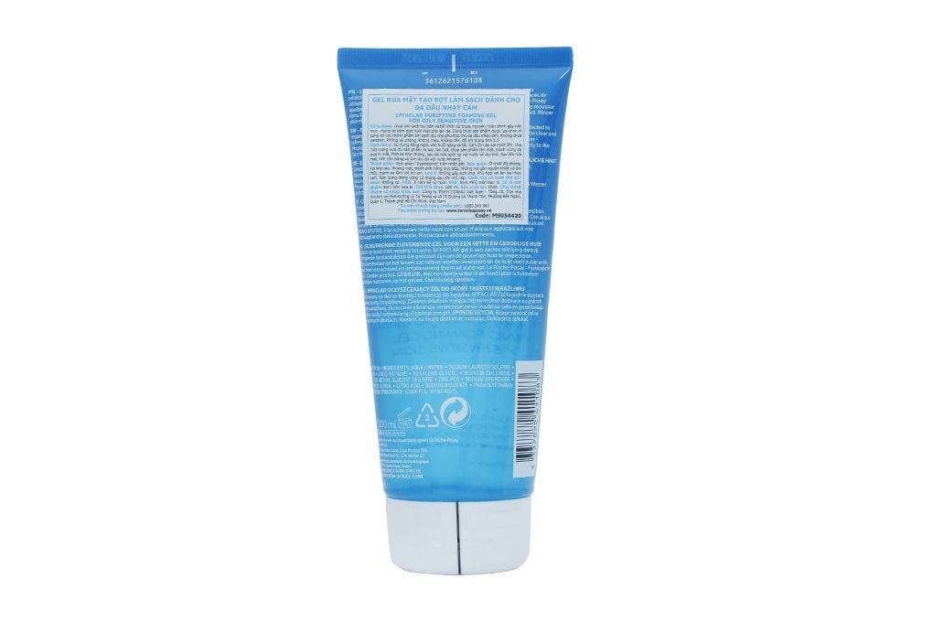  Gel Rửa Mặt La Roche-Posay Dành Cho Da Dầu, Nhạy Cảm 400ml Effaclar Purifying Foaming Gel 