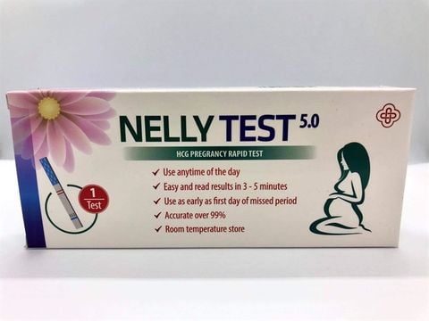  Que thử thai Nelly test hộp 1 que 
