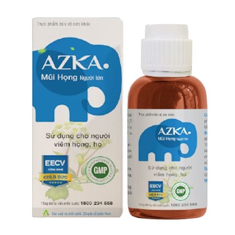  Thực phẩm bảo vệ sức khỏe Azka mũi họng người lớn 120ml 