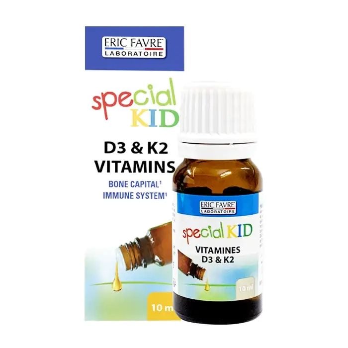  Siro SPECIAL KID K2+D3 hỗ trợ hấp thu canxi cho trẻ (Chai 10ml) 