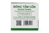 Bông tẩm cồn Alcohol Swabs Tanaphar làm sạch và khử trùng da trước khi tiêm (100 miếng) 
