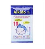  Miếng dán hạ sốt Aikido Gel Cool Patch chườm mát khi bị sốt nóng, say nắng, ngừa co giật ở trẻ (3 gói x 2 miếng) 