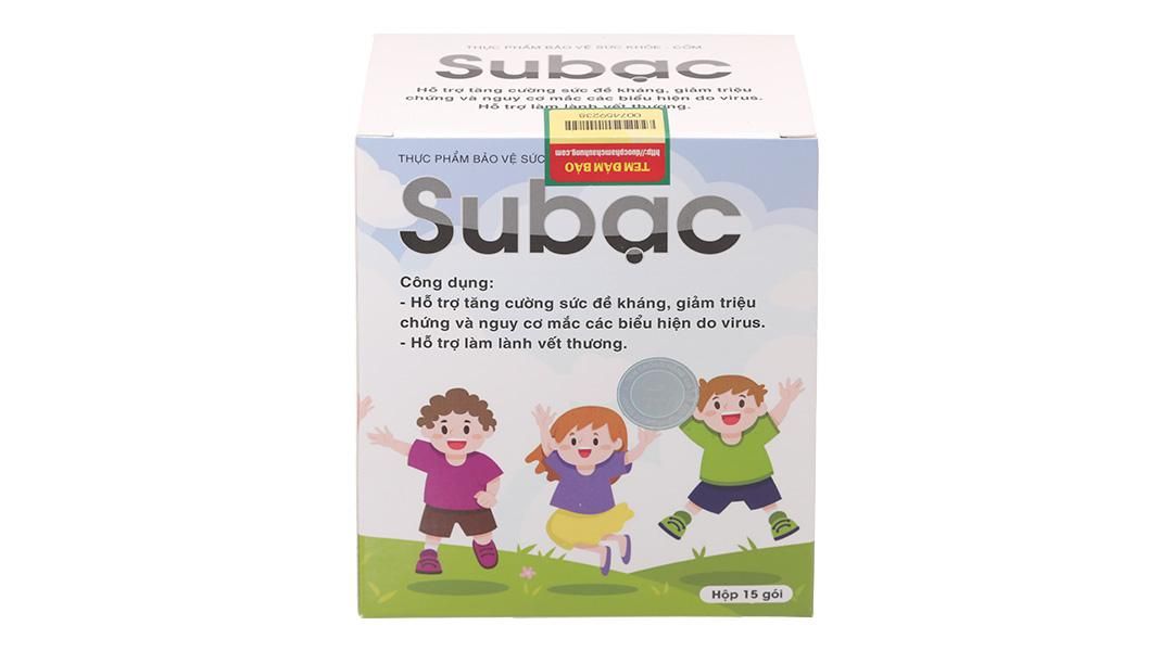  Cốm Subạc Á Âu hỗ trợ tăng đề kháng, lành vết thương (15 gói) 