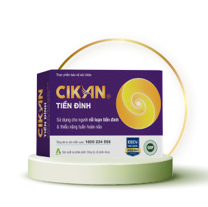  Cikan Tiền Đình Anvy 3 vỉ x 10 viên - Viên uống hỗ trợ tuần hoàn máu não 