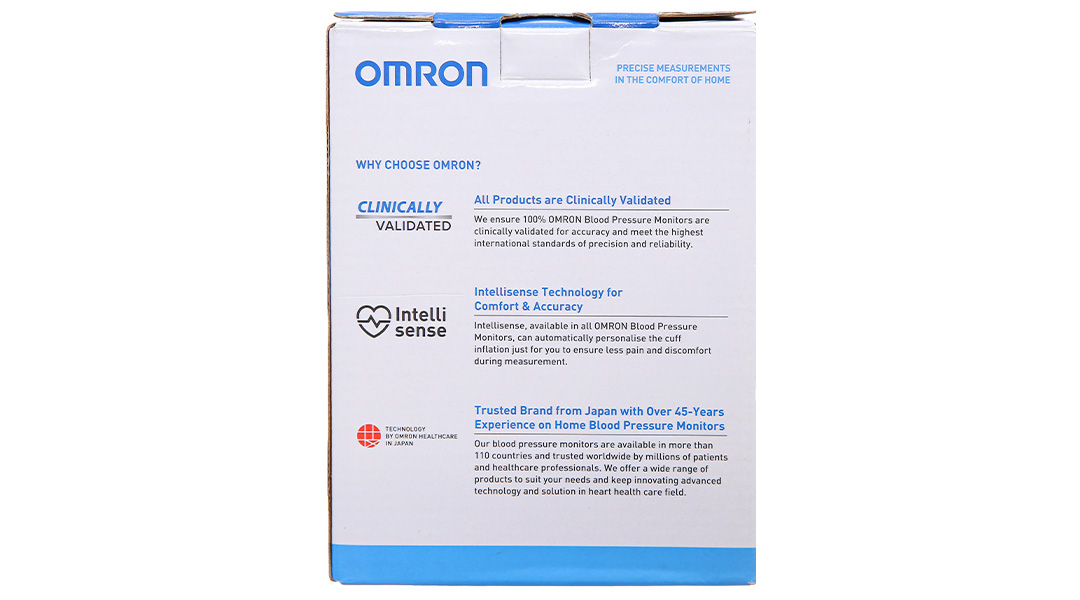  Máy đo huyết áp bắp tay tự động Omron HEM-8712 công nghệ IntelliWrap, lưu kết quả đo lần cuối 