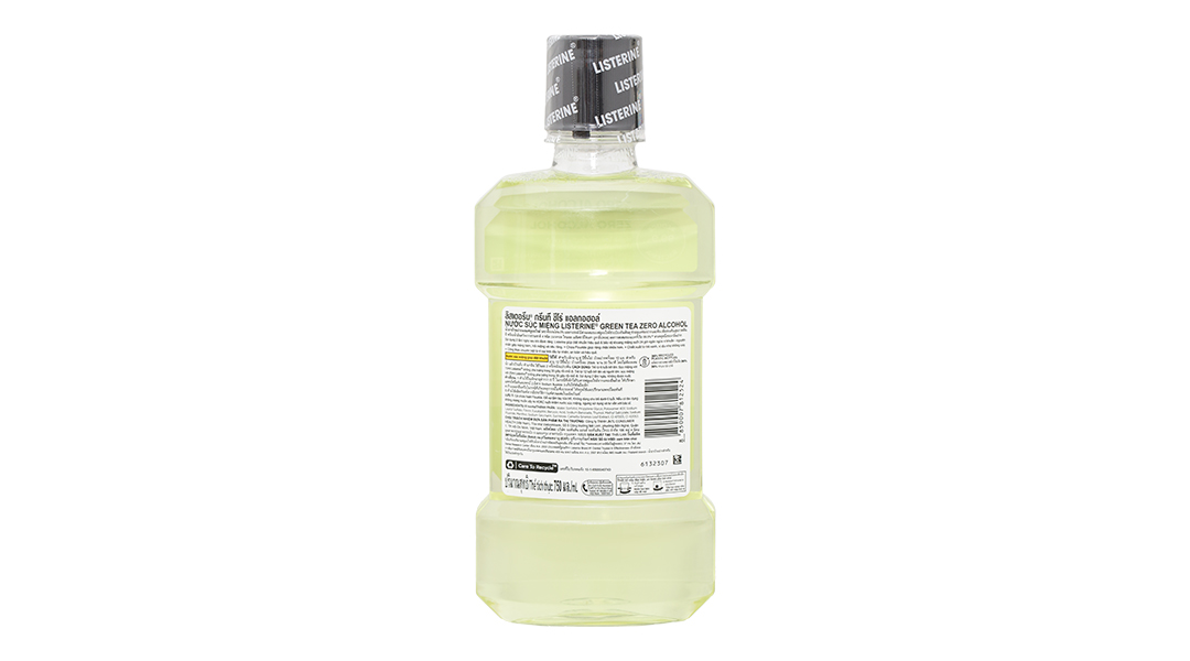  Nước súc miệng Listerine Green Tea bảo vệ răng miệng suốt 24 giờ (750ml) 
