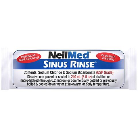  Bộ dụng cụ 1 bình + 60 gói bột rửa mũi NeilMed Sinus Rinse làm sạch và ngăn ngừa chứng viêm mũi dị ứng 