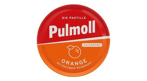  Kẹo ngậm không đường Pulmoll Orange vị cam hỗ trợ bổ sung vitamin C cho cơ thể (50g) 