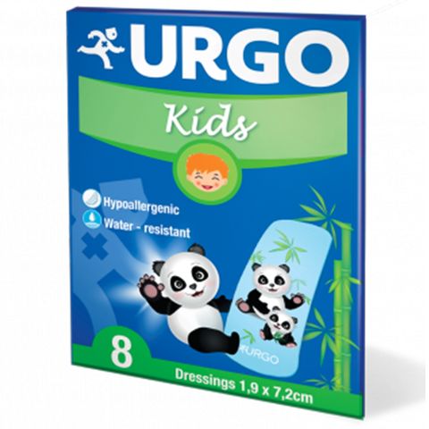  Băng cá nhân Urgo Kids size 1.9cm x 7.2cm dùng để bảo vệ vết thương nhỏ (8 miếng) 