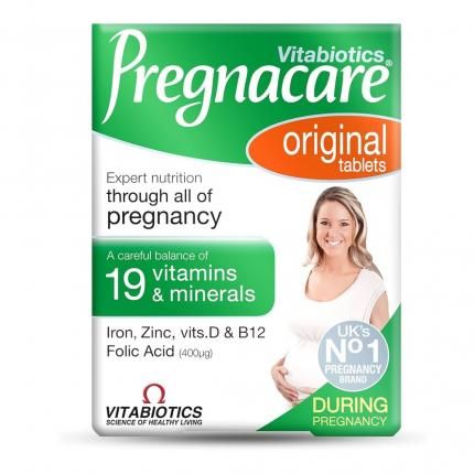  Thực phẩm bảo vệ sức khoẻ Pregnacare Original giúp bổ sung vitamin và khoáng chất cho phụ nữ mang thai và cho con bú (2 vỉ x 15 viên) 