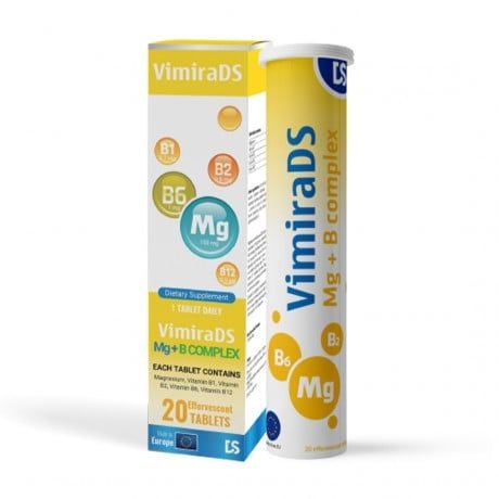  Viên sủi VimiraDS Magne B Complex (tuýp 20 viên) 