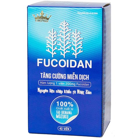  Viên uống Fucoidan Kingphar tăng cường miễn dịch (40 viên) 