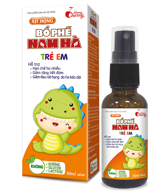  Xịt Họng Bổ Phế Nam Hà Giảm Ho, Đau Rát Họng Cho Trẻ Em 30ml 