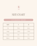  LUCIA BLOUSE - CREAMY 