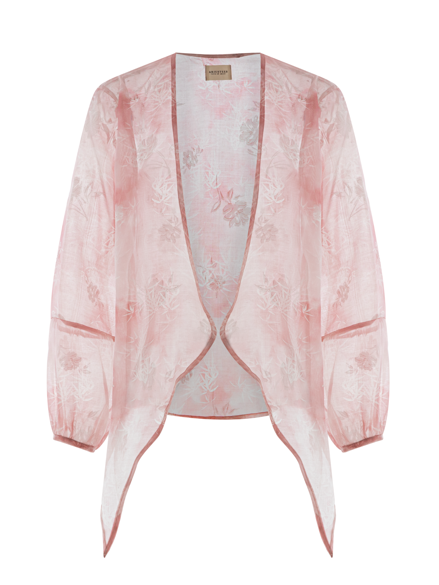  SHEER CARDIGAN - PINK 