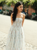  SPRING SMOCK DRESS (3 IN 1)- XANH DƯƠNG 