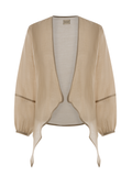  SHEER CARDIGAN - MILKY COFFEE 
