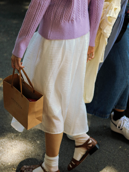  CLOUDY MAXI SKIRT 