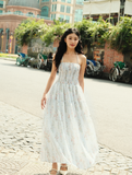  SPRING SMOCK DRESS (3 IN 1)- XANH DƯƠNG 