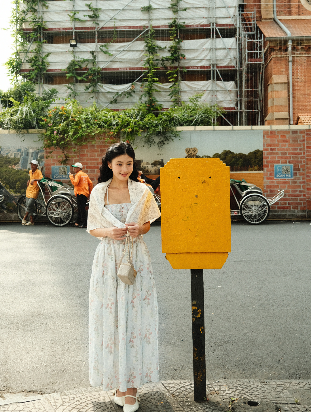  SPRING SMOCK DRESS (3 IN 1)- XANH DƯƠNG 