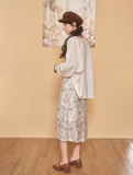  WHITE LOTUS CARDIGAN 