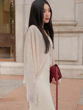  BEIGE LOTUS CARDIGAN 