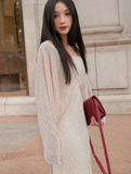  BEIGE LOTUS CARDIGAN 