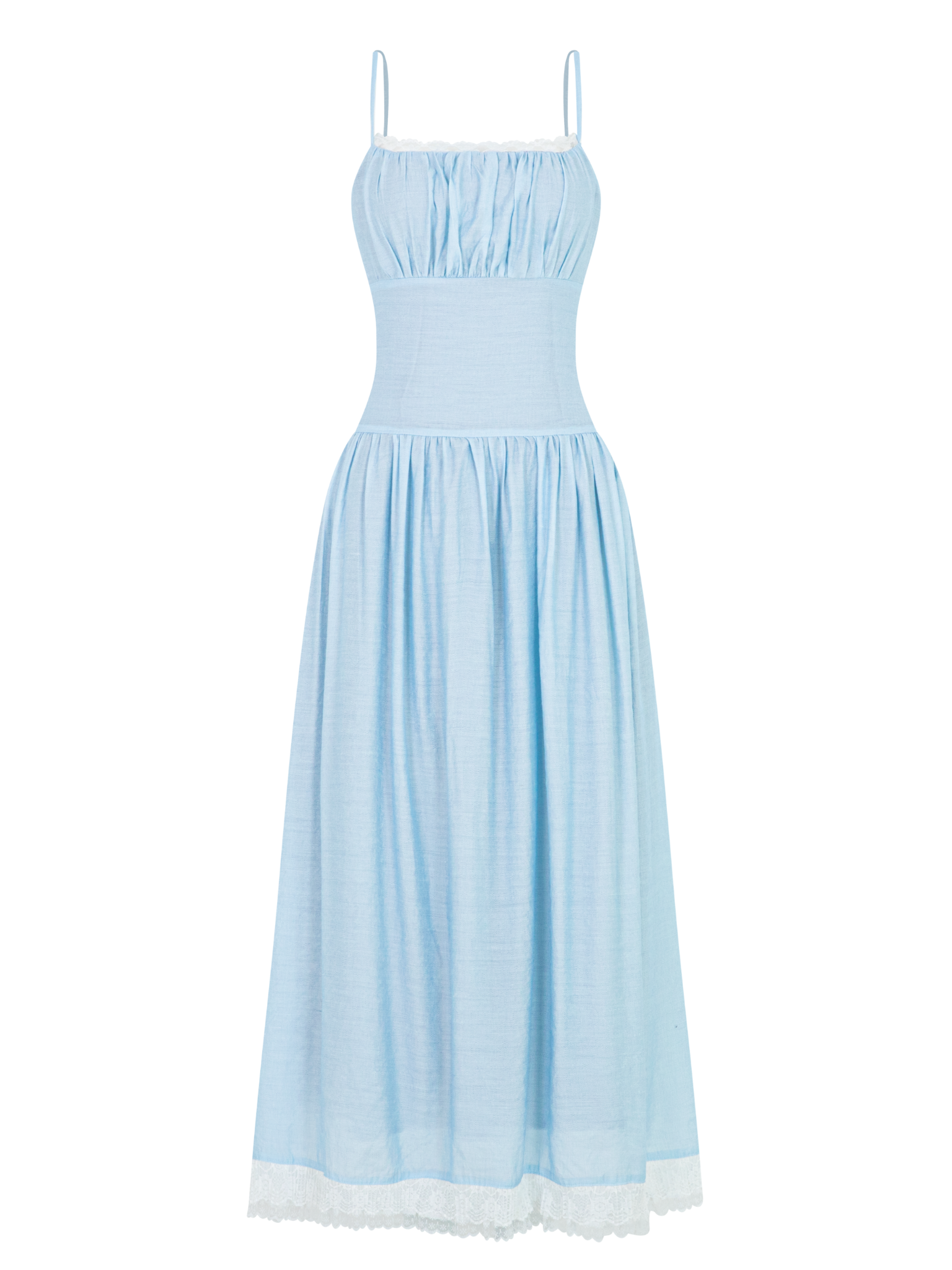  COTTON CANDY DRESS - BABY BLUE 
