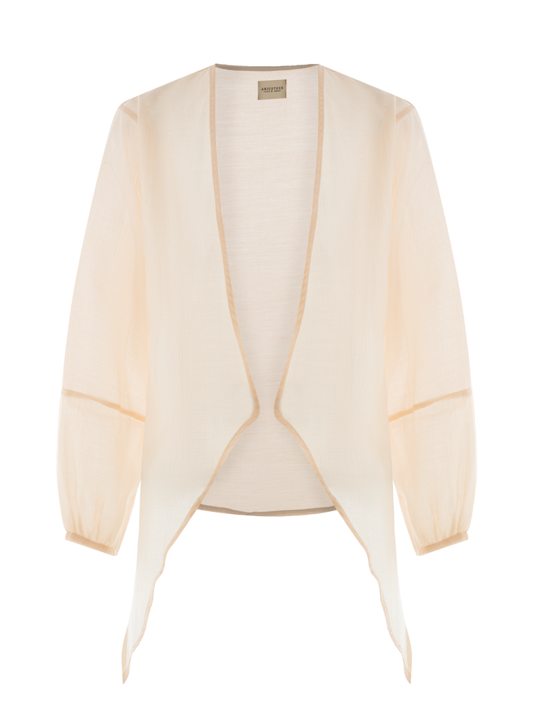 SHEER CARDIGAN - BEIGE 