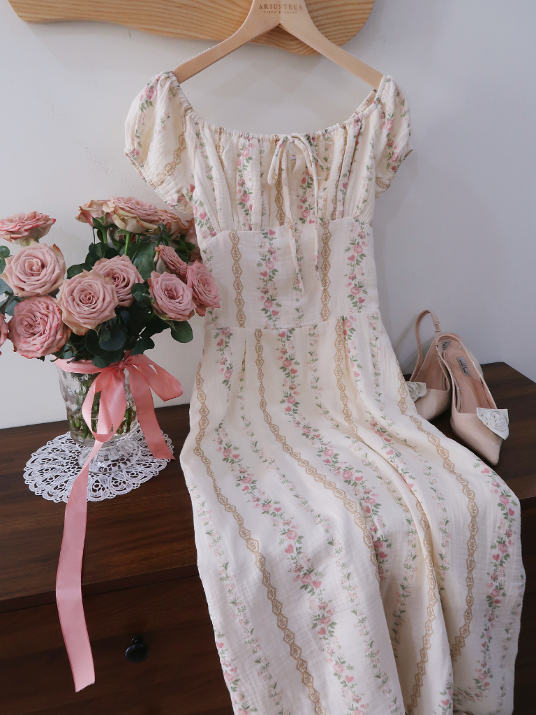  ROMANTIC MIDI DRESS 