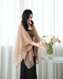  PETAL CARDIGAN - BROWN 