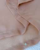  PETAL CARDIGAN - BROWN 